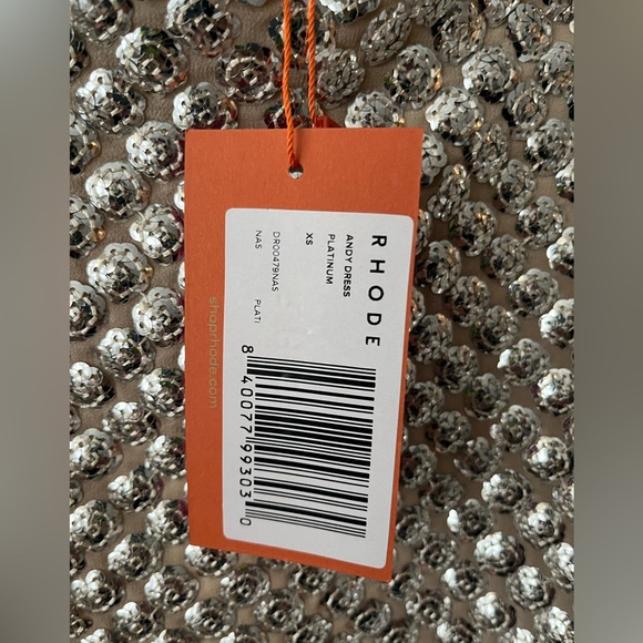 Rhode Andy Dress in Platinum XS - Picture 5 of 9